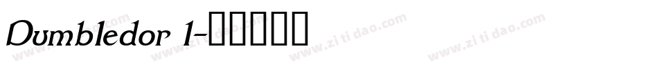 Dumbledor 1字体转换
